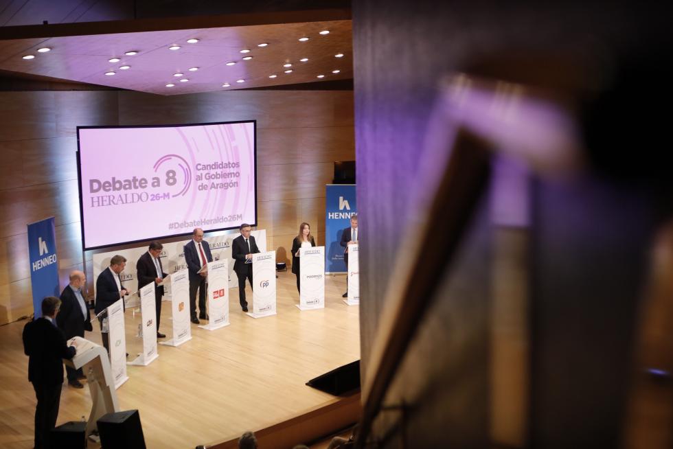Debate por la presidencia del Gobierno de Aragón.