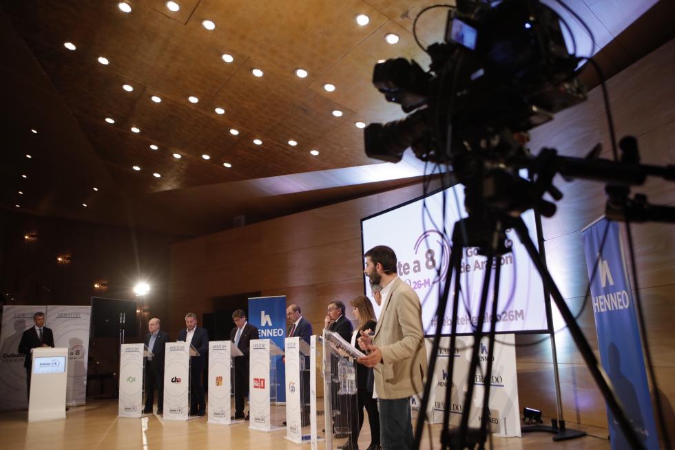 Debate por la presidencia del Gobierno de Aragón.
