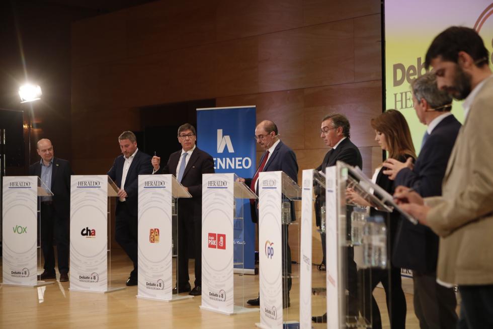 Debate por la presidencia del Gobierno de Aragón.