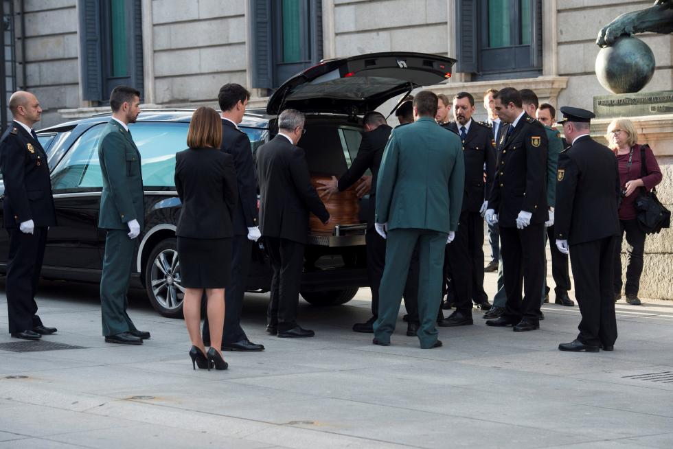 El Congreso despide a Alfredo Pérez Rubalcaba.
