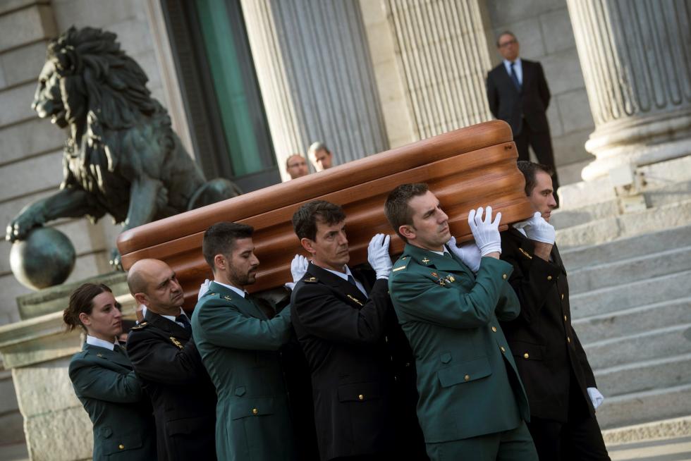 El Congreso despide a Alfredo Pérez Rubalcaba.