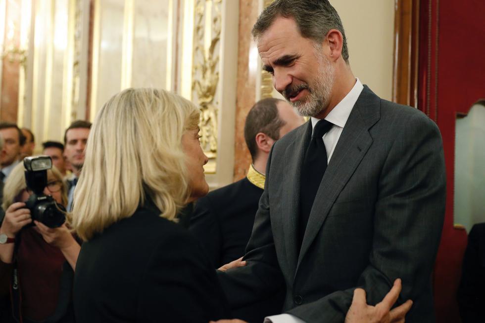 El Congreso despide a Alfredo Pérez Rubalcaba.