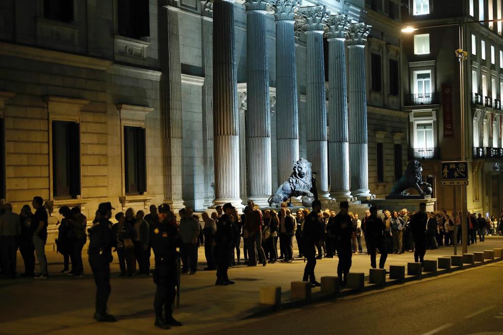 El Congreso despide a Alfredo Pérez Rubalcaba.