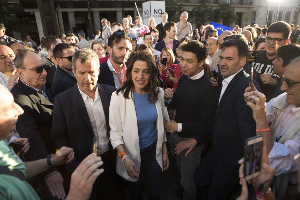 Arrimadas ha defendido que Cs es el "único voto útil" si se quiere parar al sanchismo.