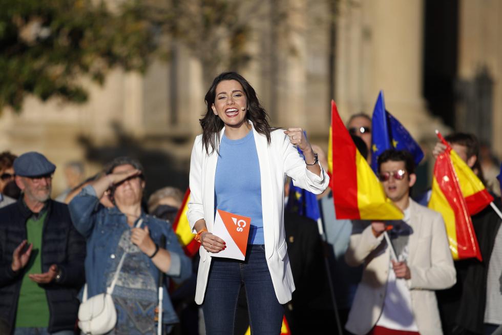 Arrimadas ha defendido que Cs es el "único voto útil" si se quiere parar al sanchismo.