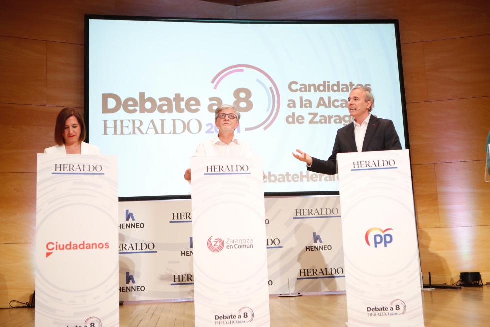 Debate a la alcaldía del Ayuntamiento de Zaragoza.