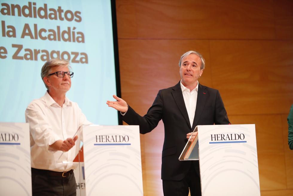 Debate a la alcaldía del Ayuntamiento de Zaragoza.