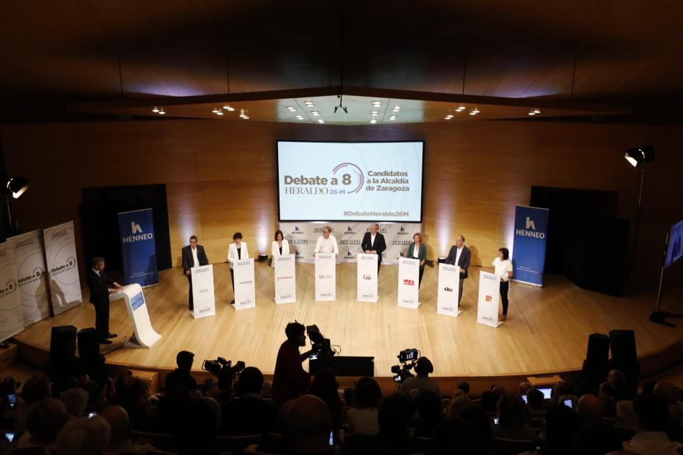 Debate a la alcaldía del Ayuntamiento de Zaragoza.