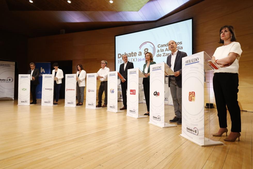 Debate a la alcaldía del Ayuntamiento de Zaragoza.