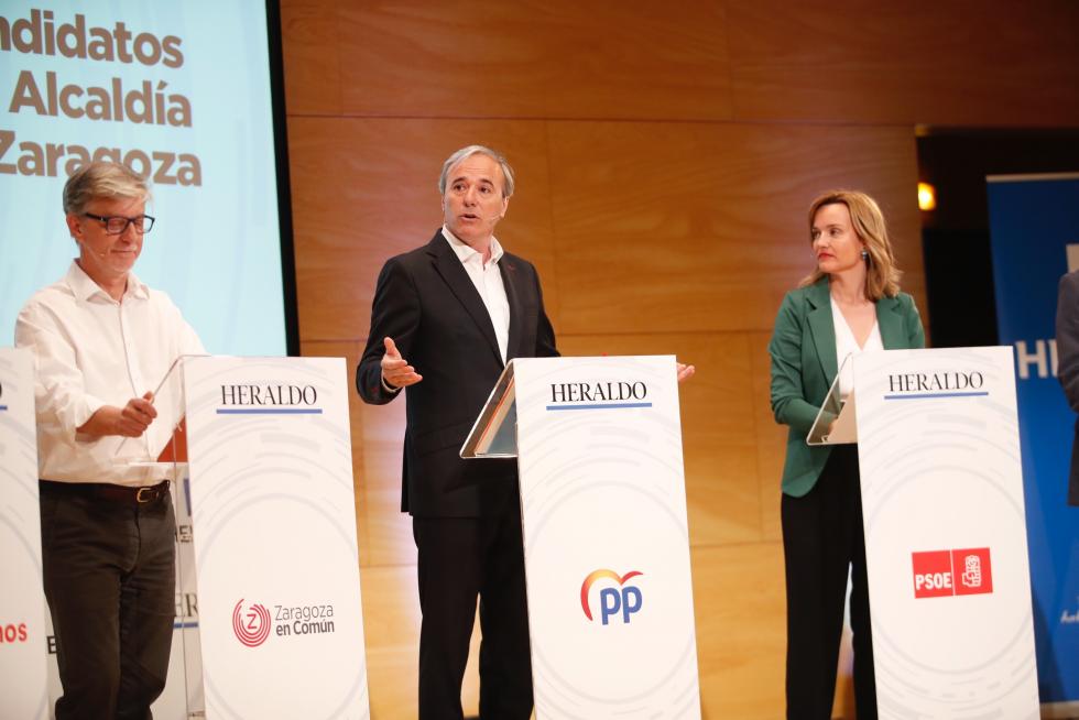 Debate a la alcaldía del Ayuntamiento de Zaragoza.