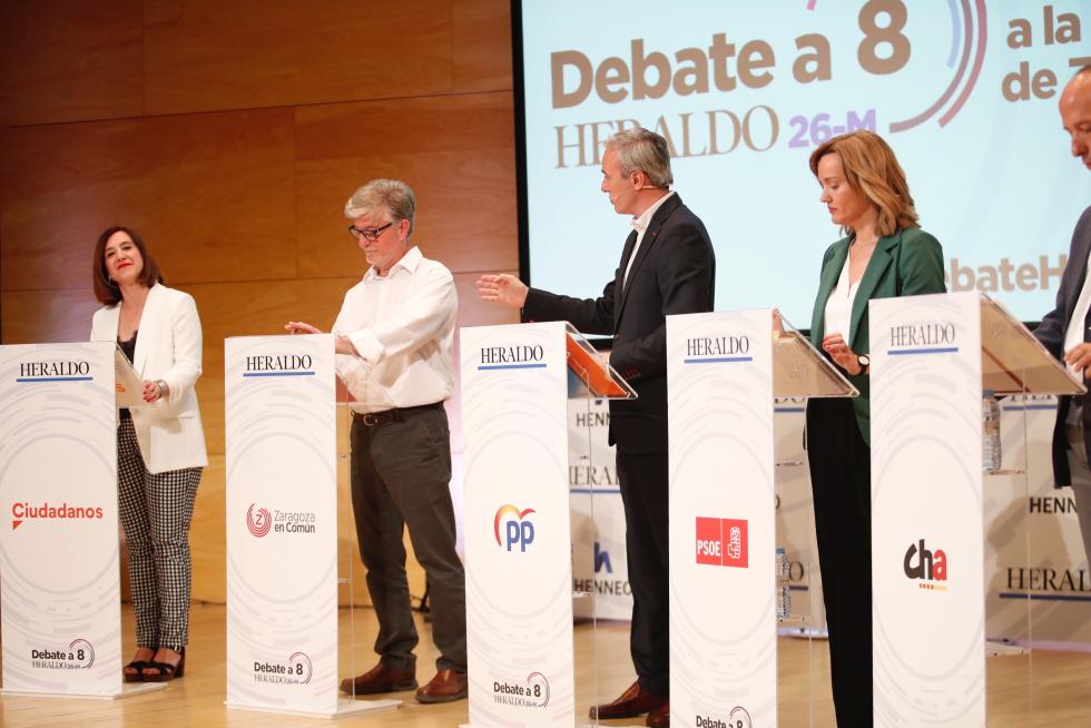 Debate a la alcaldía del Ayuntamiento de Zaragoza.
