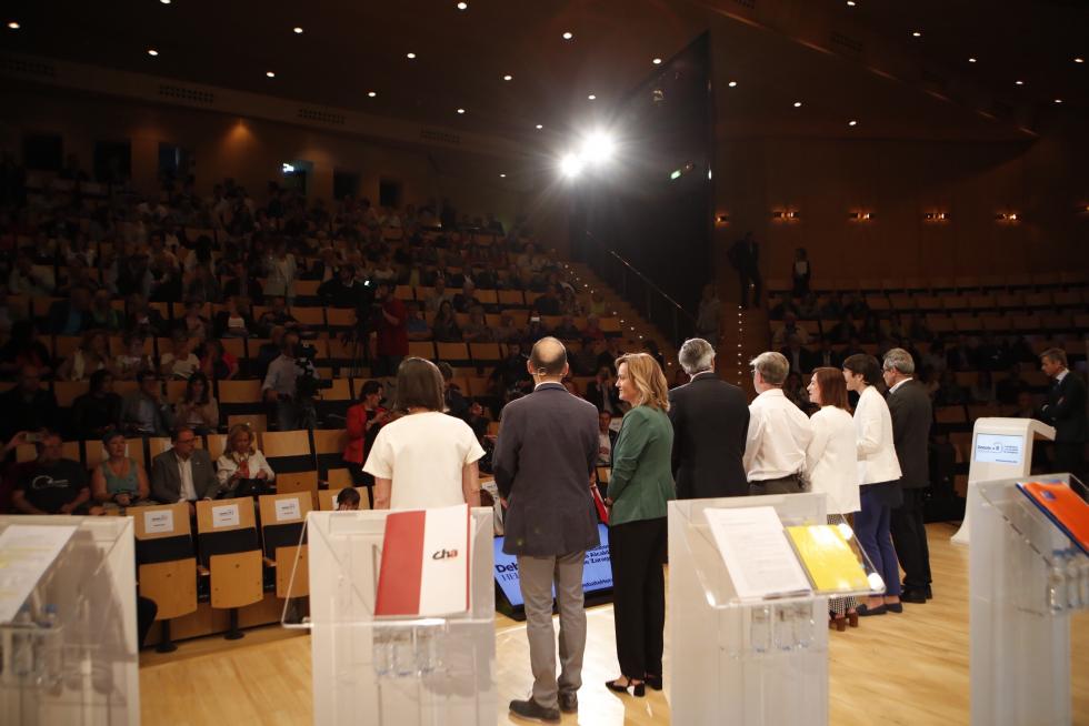 Debate a la alcaldía del Ayuntamiento de Zaragoza.