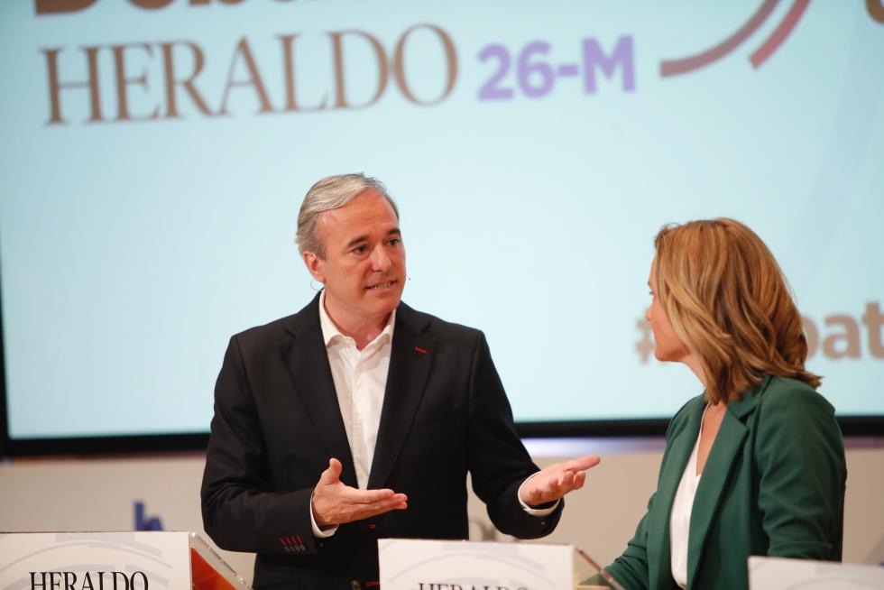 Debate a la alcaldía del Ayuntamiento de Zaragoza.