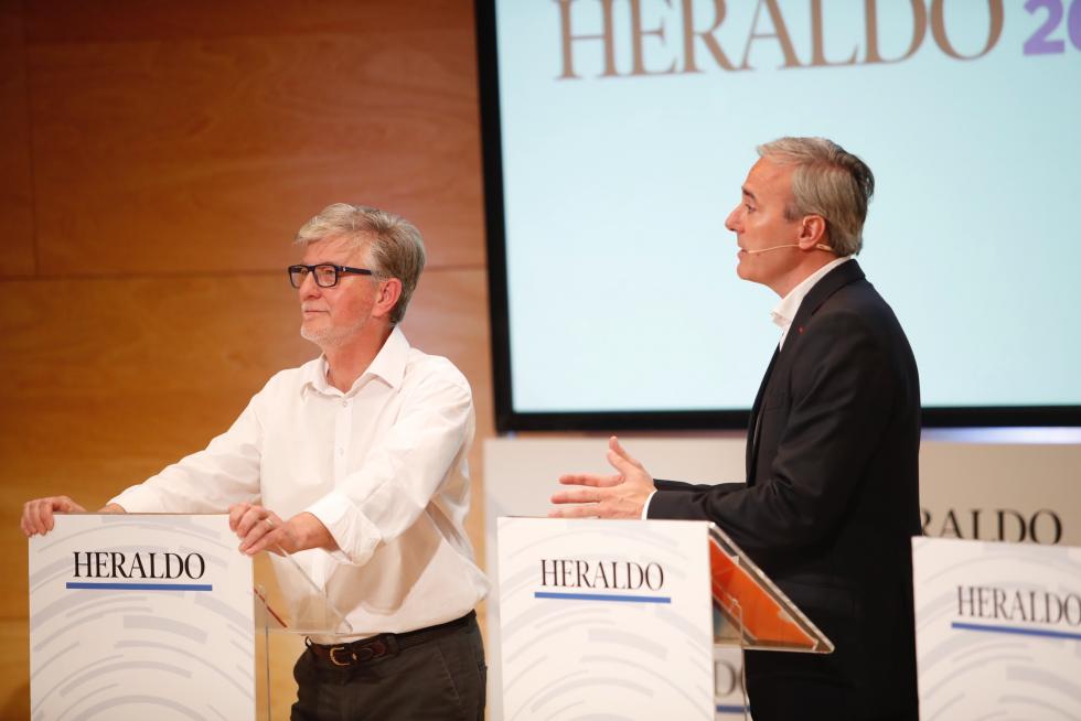 Debate a la alcaldía del Ayuntamiento de Zaragoza.