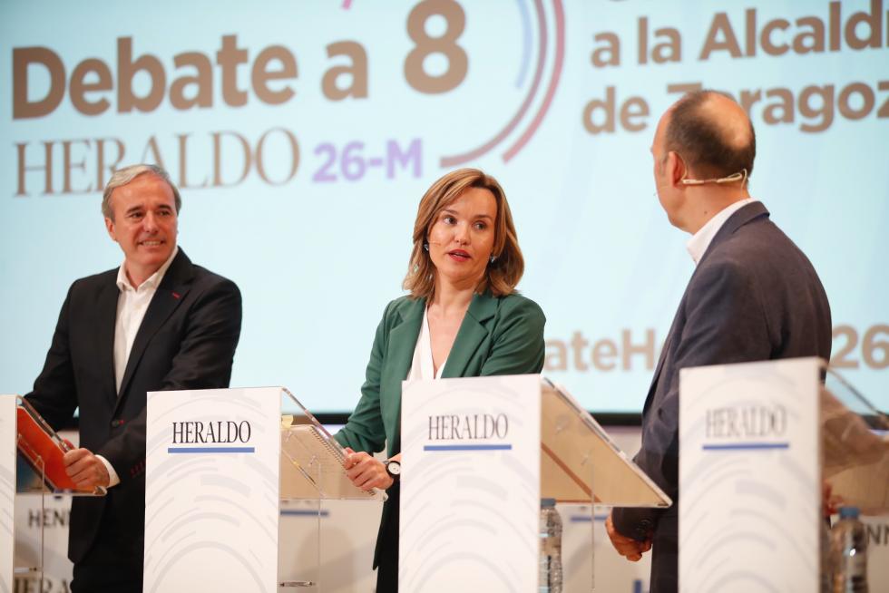 Debate a la alcaldía del Ayuntamiento de Zaragoza.