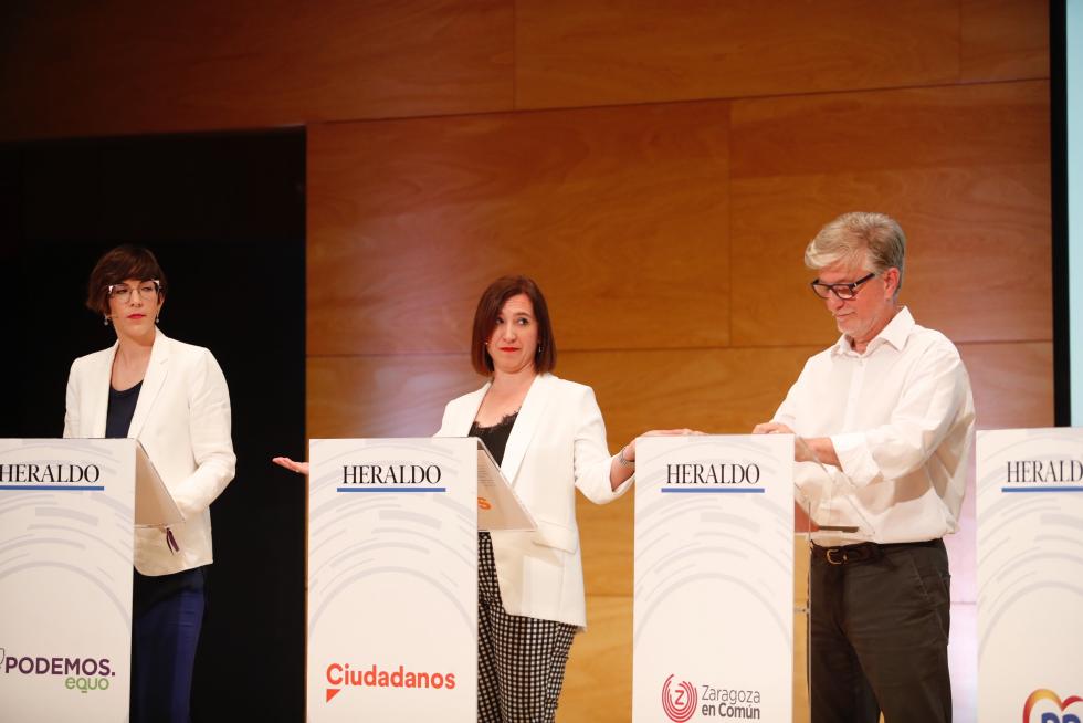 Debate a la alcaldía del Ayuntamiento de Zaragoza.