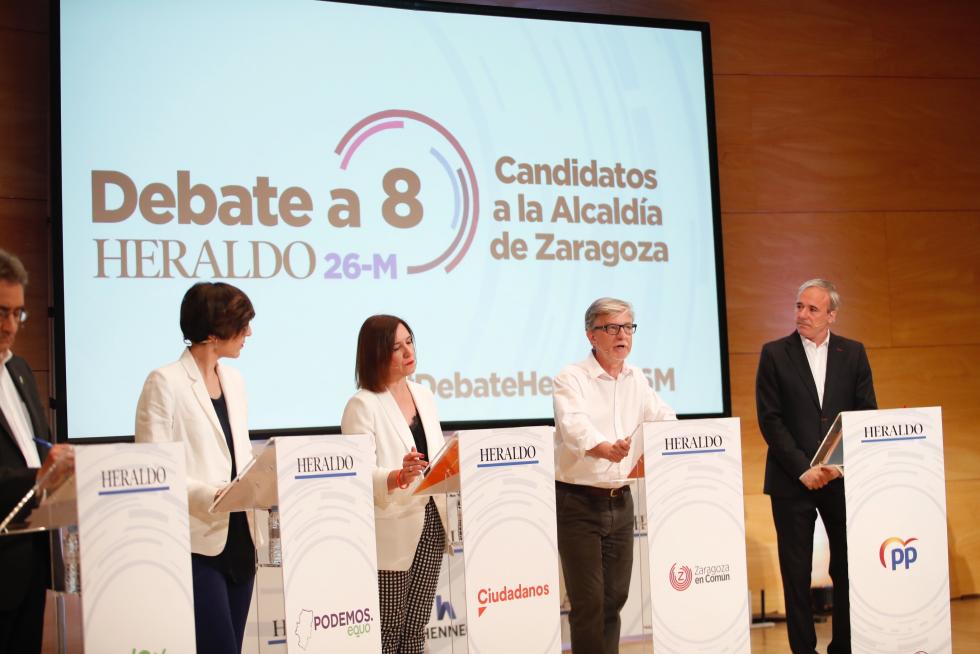 Debate a la alcaldía del Ayuntamiento de Zaragoza.
