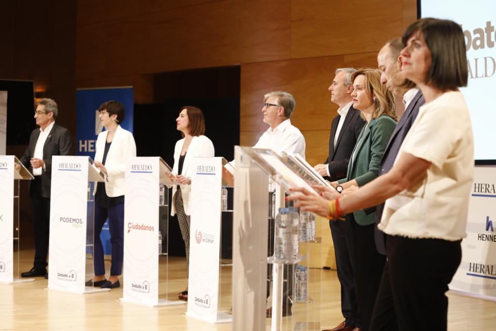Debate a la alcaldía del Ayuntamiento de Zaragoza.