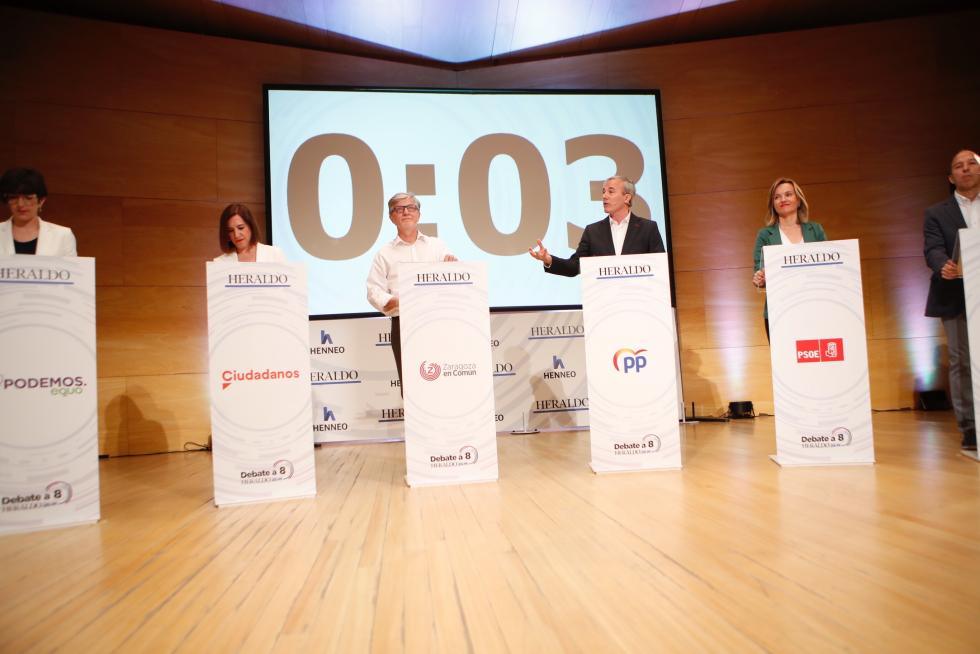 Debate a la alcaldía del Ayuntamiento de Zaragoza.