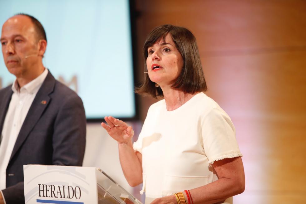 Elena Allué, candidata del PAR al Ayuntamiento de Zaragoza.