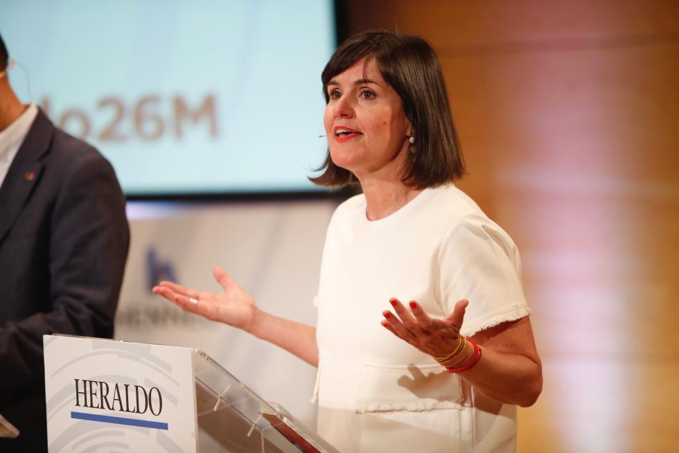 Elena Allué, candidata del PAR al Ayuntamiento de Zaragoza.