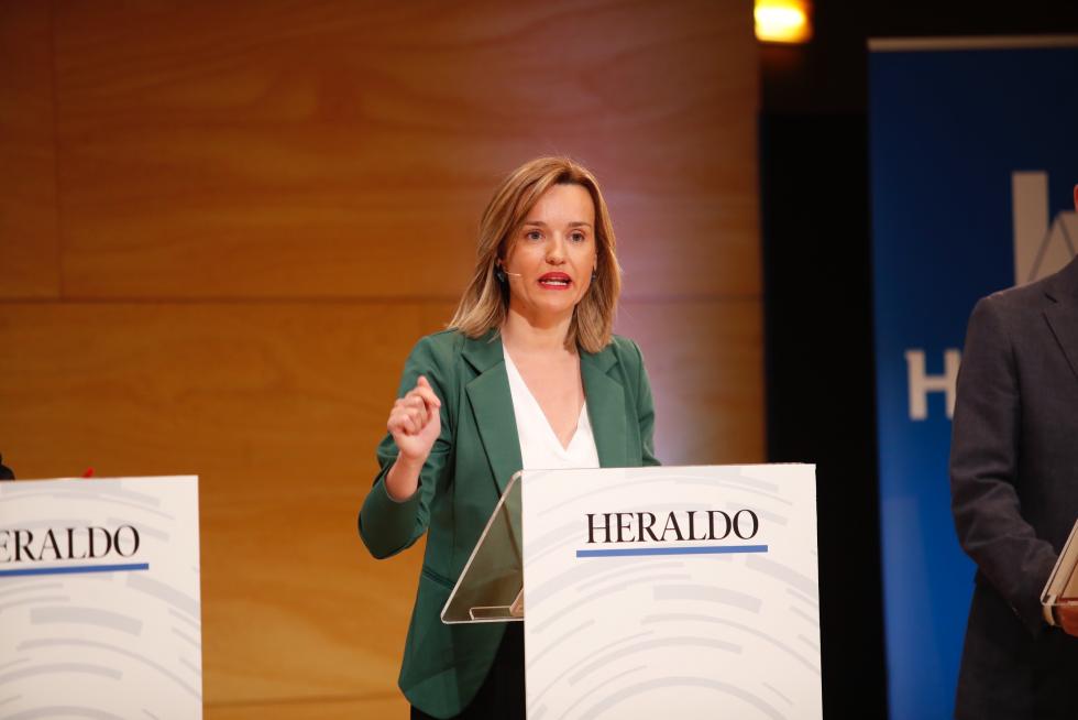Pilar Alegría, candidata del PSOE al Ayuntamiento de Zaragoza.
