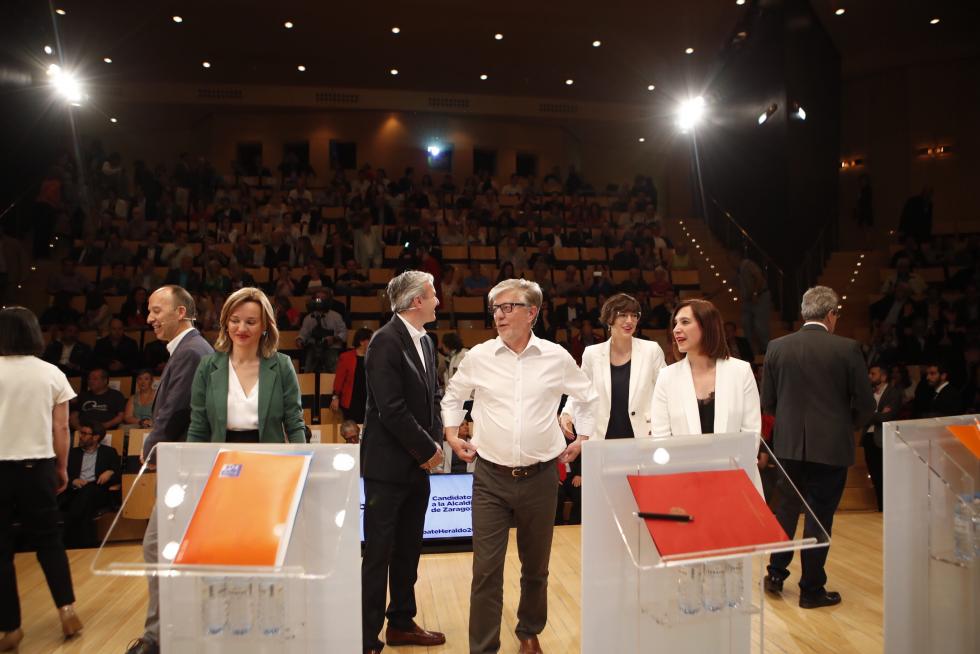 Debate a la alcaldía del Ayuntamiento de Zaragoza.