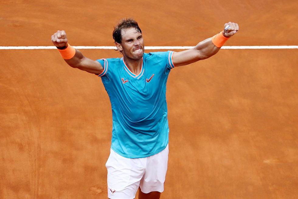Nadal se impone a Djokovic y se alza con su noveno Masters 1000 de Roma.