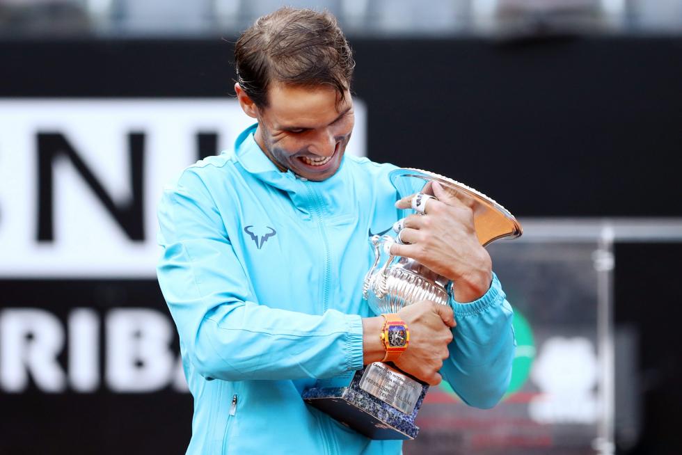 Nadal se impone a Djokovic y se alza con su noveno Masters 1000 de Roma.