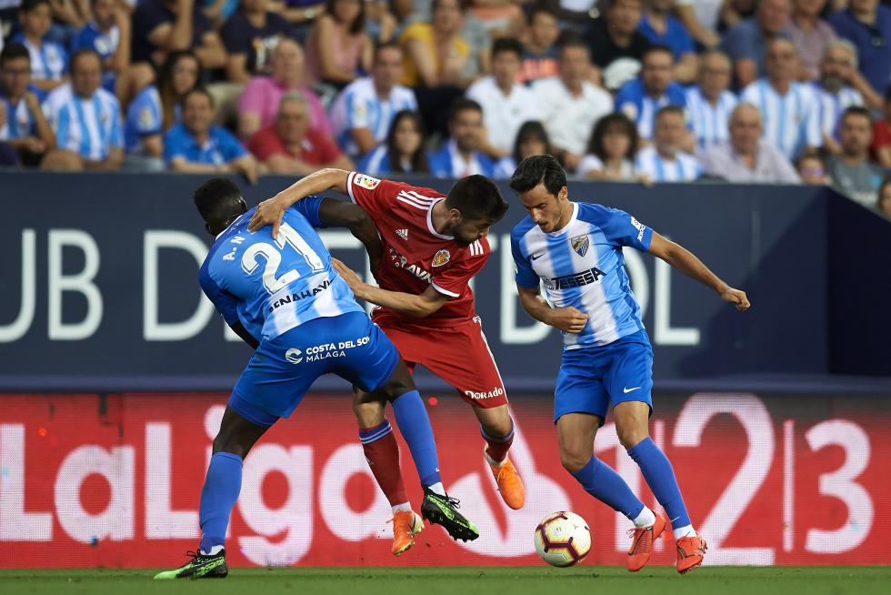 El Málaga ha sentenciado (3-1) el partido ante el Zaragoza.