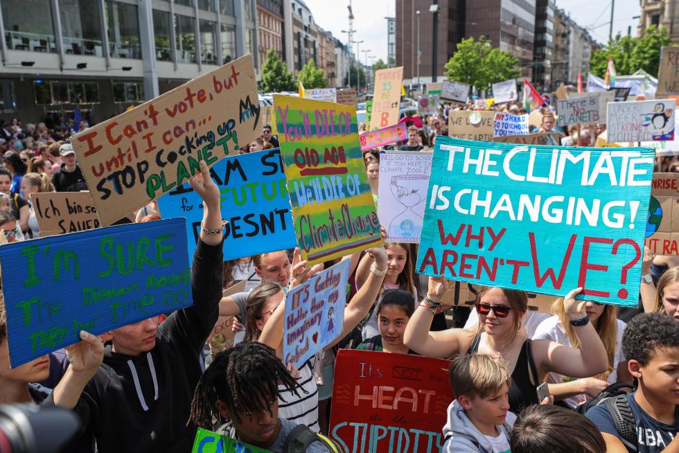 Manifestaciones contra el cambio climático en Alemania.