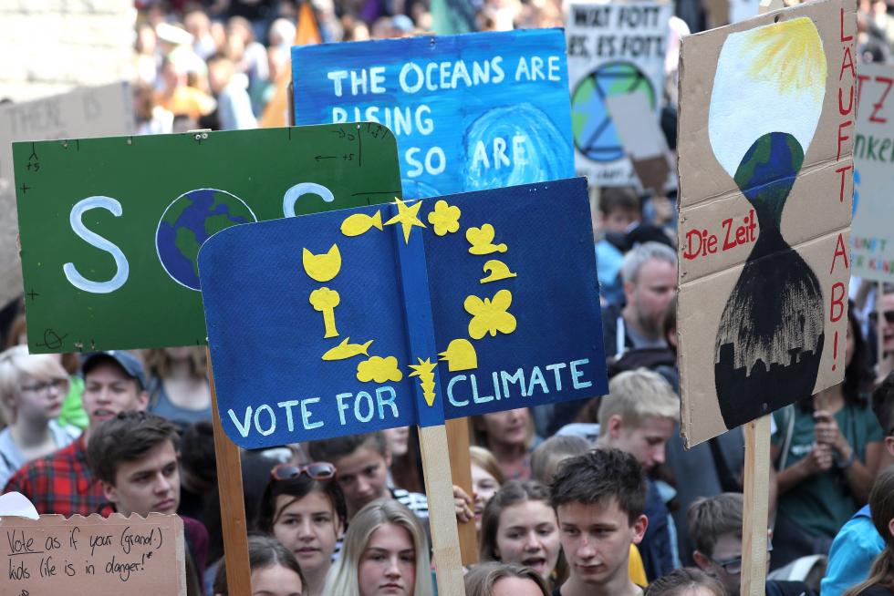 Manifestaciones contra el cambio climático en Alemania.