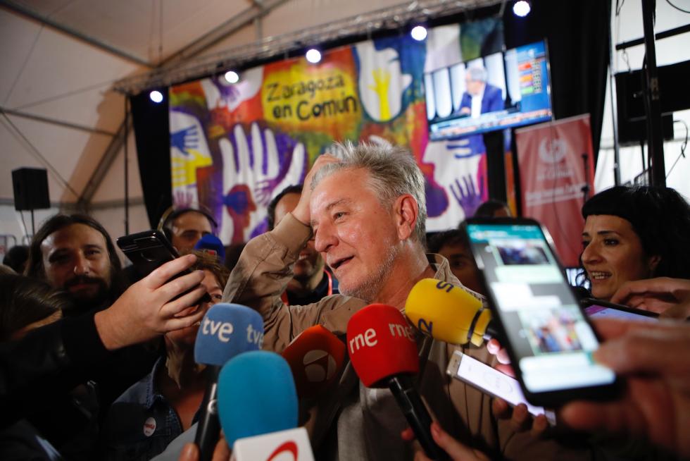 Resultados de las elecciones en Aragón 2019, en imágenes