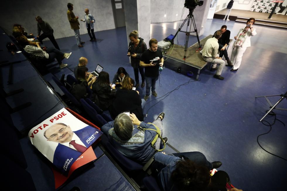 Resultados de las elecciones en Aragón 2019, en imágenes. PSOE