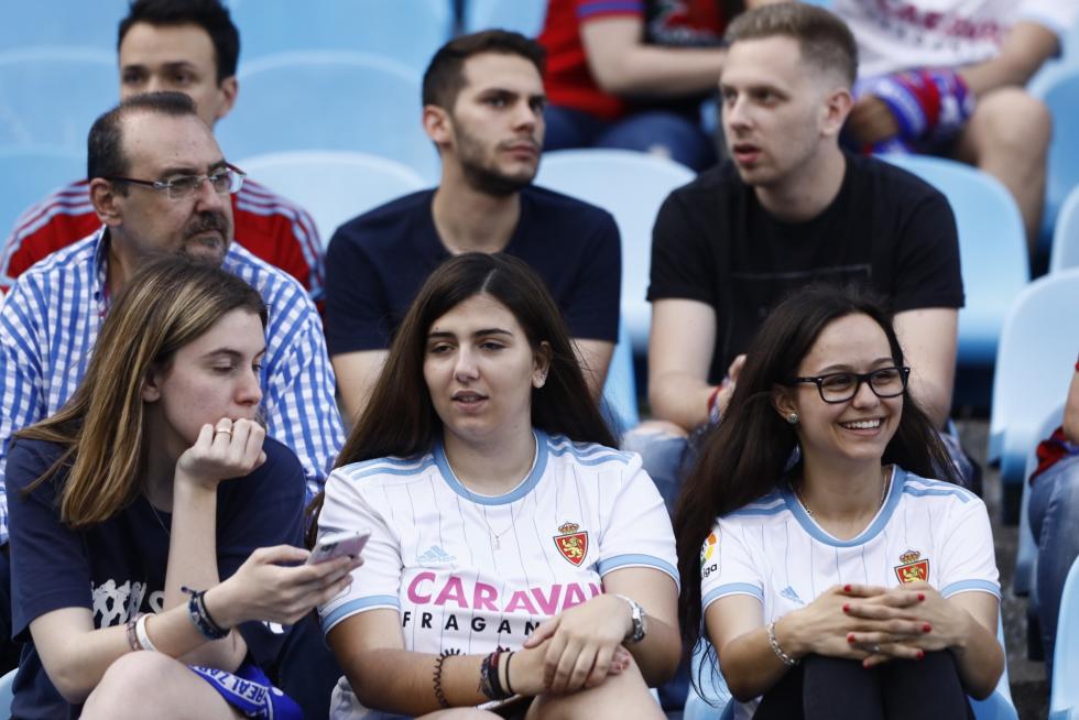 Imágenes de los aficionados en el partido del Real Zaragoza contra el Numancia.