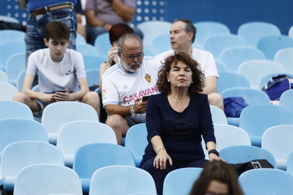 Imágenes de los aficionados en el partido del Real Zaragoza contra el Numancia.
