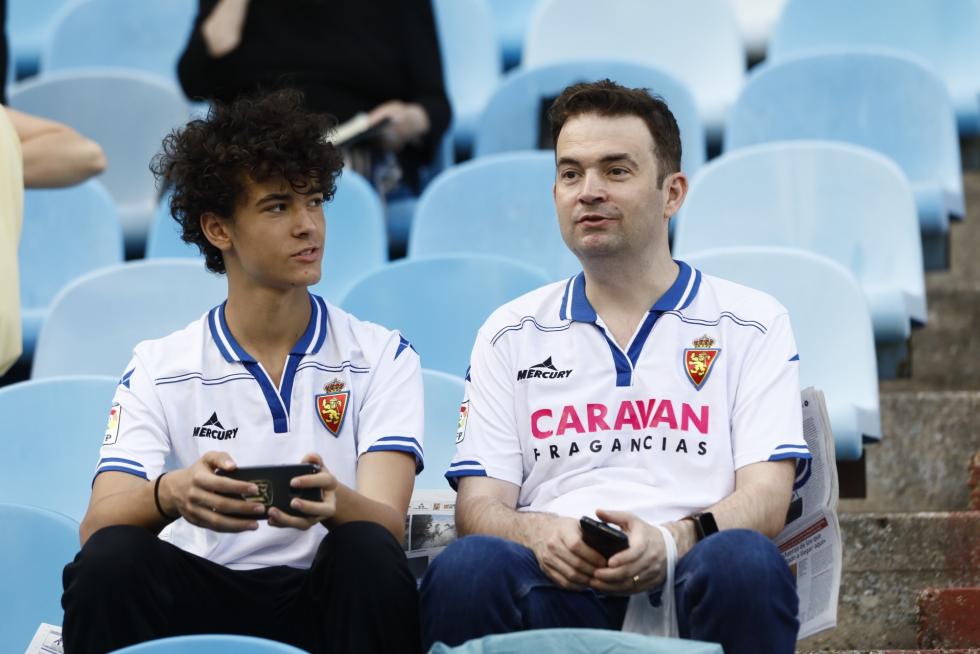 Imágenes de los aficionados en el partido del Real Zaragoza contra el Numancia.