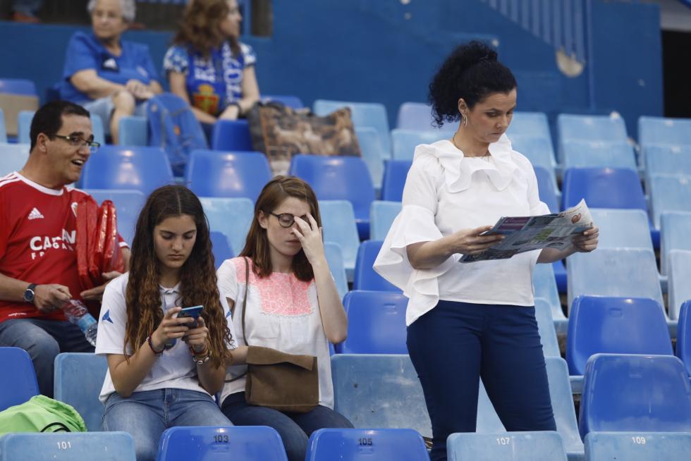 Imágenes de los aficionados en el partido del Real Zaragoza contra el Numancia.