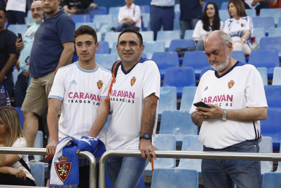 Imágenes de los aficionados en el partido del Real Zaragoza contra el Numancia.