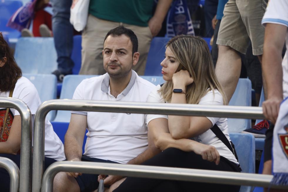 Imágenes de los aficionados en el partido del Real Zaragoza contra el Numancia.