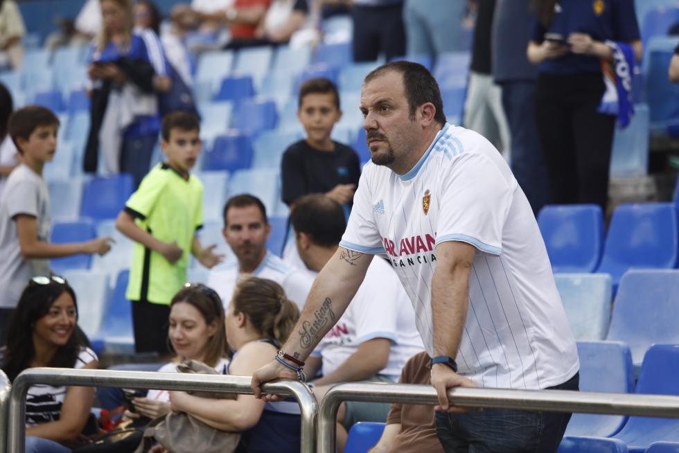 Imágenes de los aficionados en el partido del Real Zaragoza contra el Numancia.