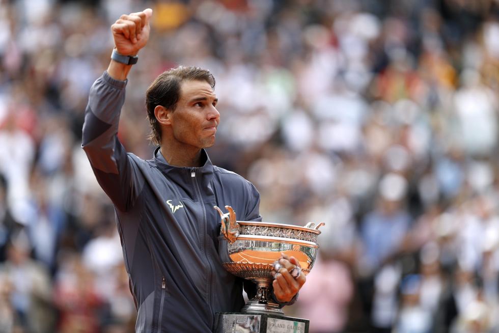 Rafa Nadal tras ganar su duodécimo Roland Garros