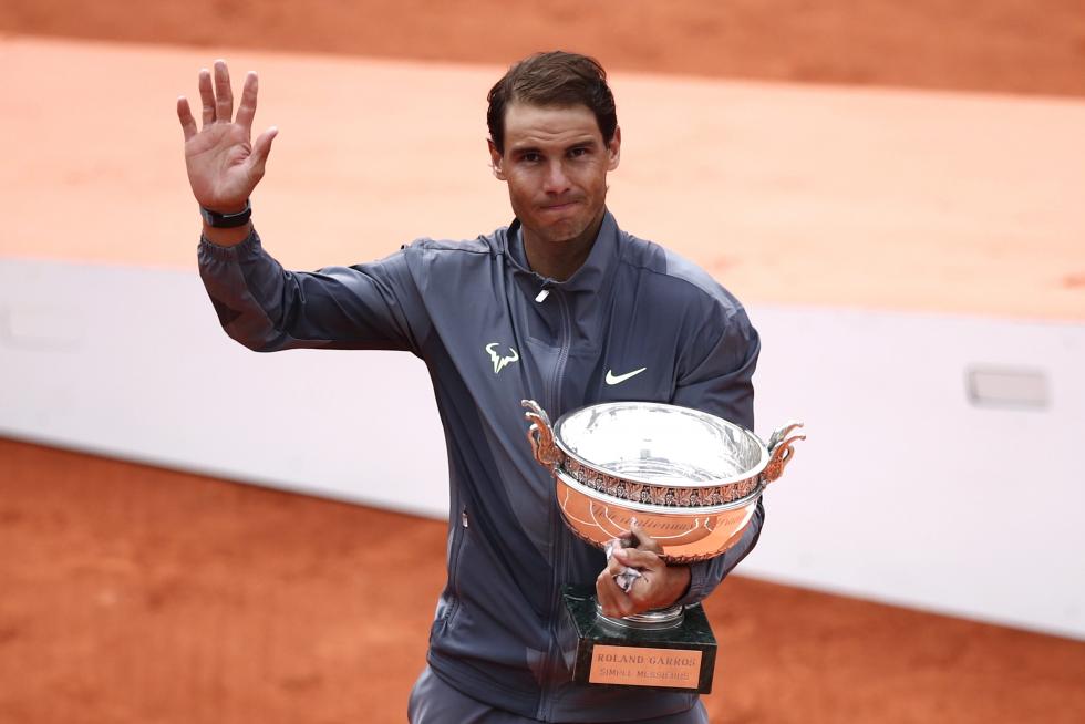 Rafa Nadal tras ganar su duodécimo Roland Garros