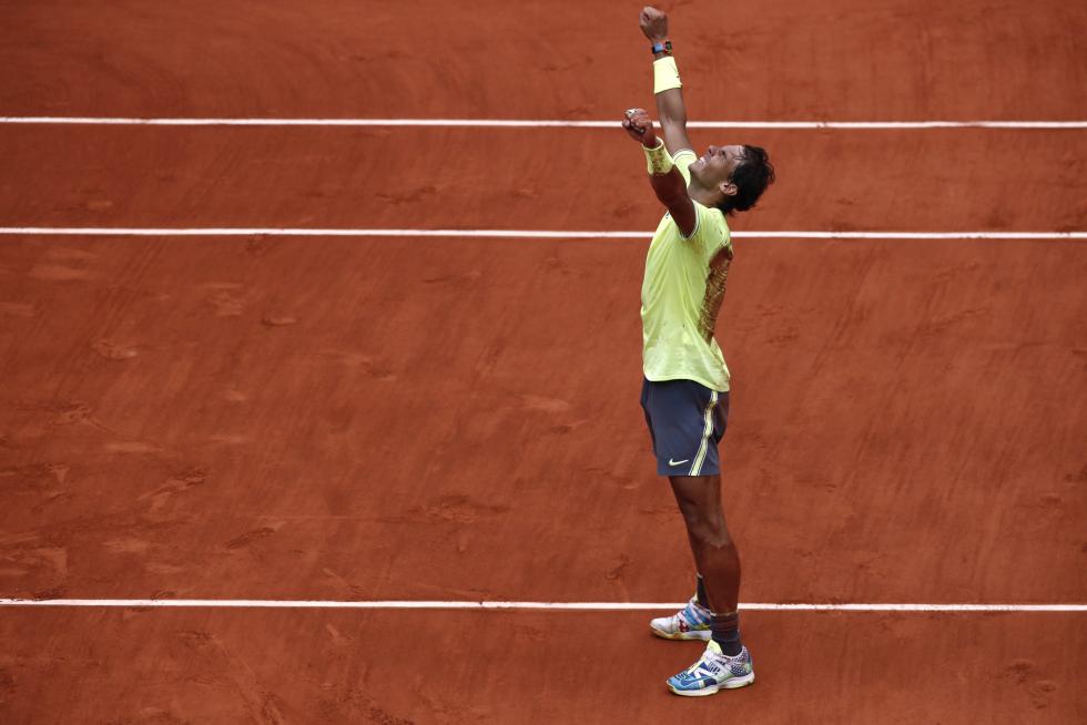 Rafa Nadal tras ganar su duodécimo Roland Garros