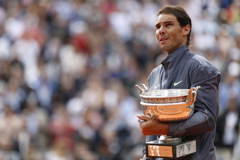 Rafa Nadal tras ganar su duodécimo Roland Garros