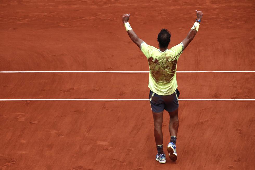 Rafa Nadal tras ganar su duodécimo Roland Garros