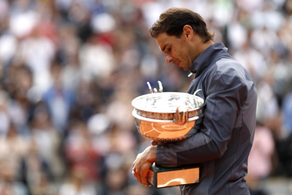 Rafa Nadal tras ganar su duodécimo Roland Garros