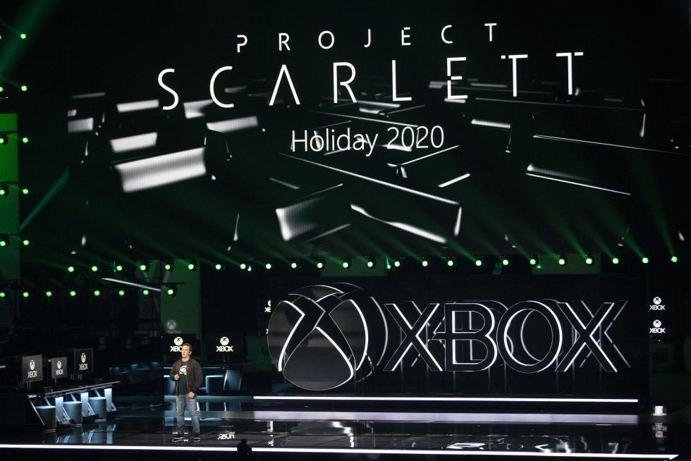 Los Angeles (United States), 09/06/2019.- Microsoft's executive vice-president of Gaming Phil Spencer announces Project Scarlett, the next Microsoft console to be released in 2020, during a presentation during the Microsoft Microsoft Xbox 2019 Briefing at the Microsoft Theater in Los Angeles, California, USA, 09 June 2019. This event occured ahead of the Electronic Entertainment Expo (E3) which runs from 11 to 13 June 2019. (Estados Unidos) EFE/EPA/ETIENNE LAURENT Microsoft XBox 2019 briefing in Los Angeles