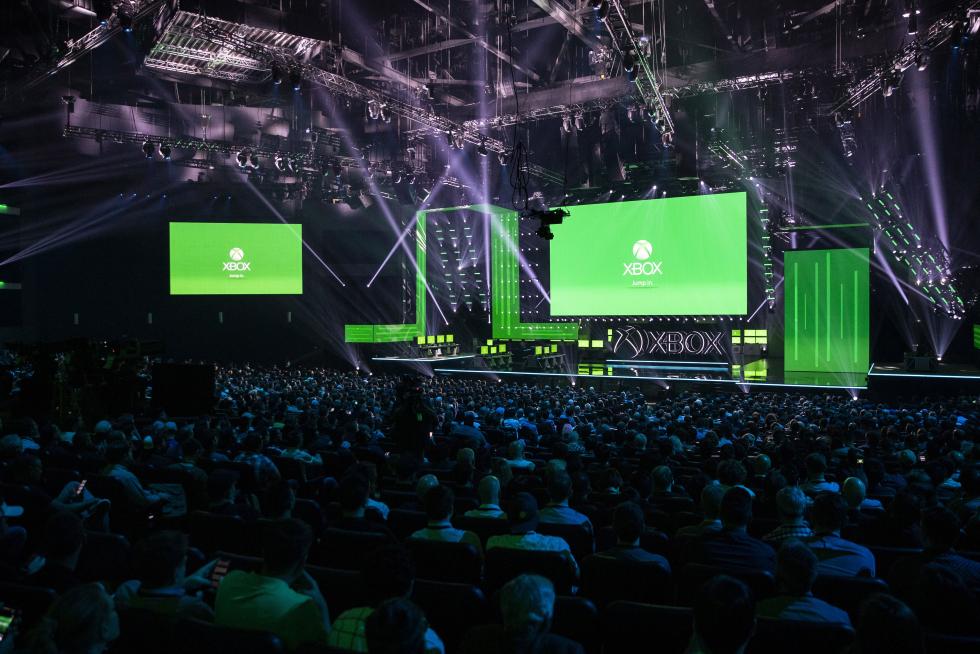 Los Angeles (United States), 09/06/2019.- A life-size Lego sport car is displayed on stage during the announcement of the games 'Forza Horizon' and 'Lego Speed Champions' during the Microsoft Microsoft Xbox 2019 Briefing at the Microsoft Theater in Los Angeles, California, USA, 09 June 2019. This event occured ahead of the Electronic Entertainment Expo (E3) which runs from 11 to 13 June 2019. (Estados Unidos) EFE/EPA/ETIENNE LAURENT Microsoft XBox 2019 briefing in Los Angeles