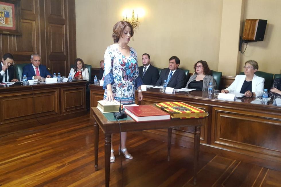 Emma Buj (PP), reelegida alcalde de Teruel con el apoyo de cs y Vox